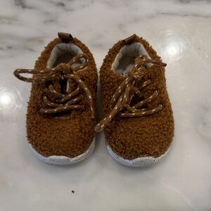 GAP Brown Fuzzy Baby Walkers